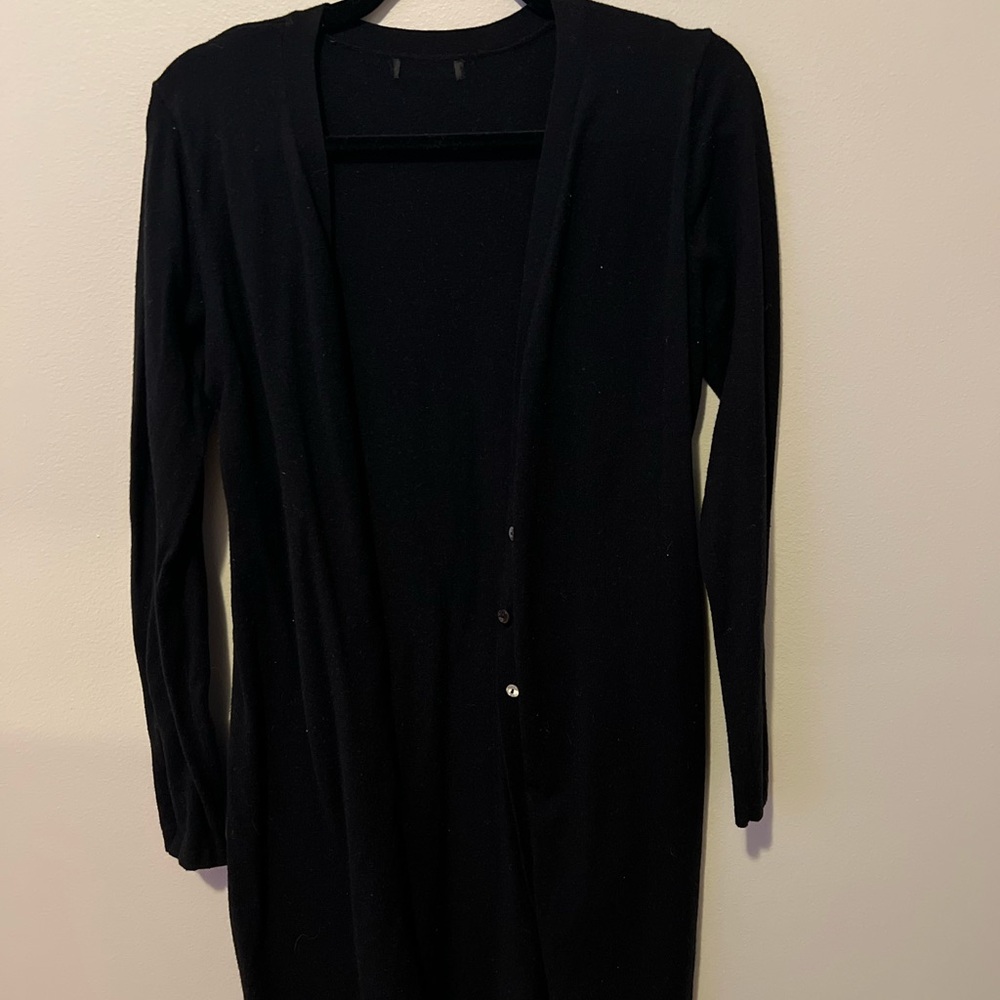 Black Long Sleeve Cardigan